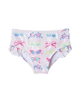 Toddler/Child Girls Foil Sunglasses Print Tankini w/Ruffle Details