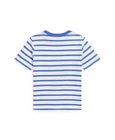 Polo Ralph Lauren Toddler and Little Boys Bear Striped Jersey T-Shirt