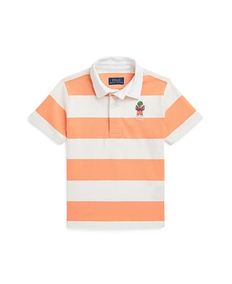 Polo Ralph Lauren Toddler and Little Boys Bear Short-Sleeve Rugby Shirt