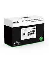 8Bitdo Wireless Arcade Fight Stick for Xbox Series X|S, Xbox One and Windows 10 with 3.5mm Audio Jack - Officially Licensed - White