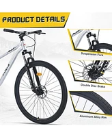 29 Inch Wheels Single Speed Mountain Bike, for Men Women Boys and Girls, Front Suspension,Steel Frame