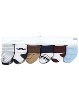 Little Treasure Baby Cotton Rich Terry Socks 24-Pack, Dapper Dude, 0-6 Months