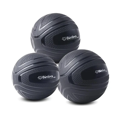 Bintiva Textured Slam Ball Kit - Black
