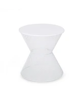 Stylish Mesh Breeze Side Table: Perfect Summer Companion for Relaxation