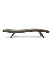 Cozy Outdoor Chaise Lounge Set: Premium Faux Rattan and Aluminum Construction for Backyard Relaxation