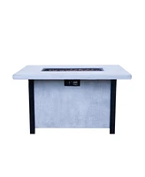 44" Outdoor Patio Propane Gas Fire Pit Table, 50,000 Btu