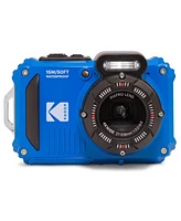 Kodak Pixpro WPZ2 16MP Full Hd Waterproof Rugged Digital Camera, Blue, Bundle with 32GB Memory Card and Camera Bag