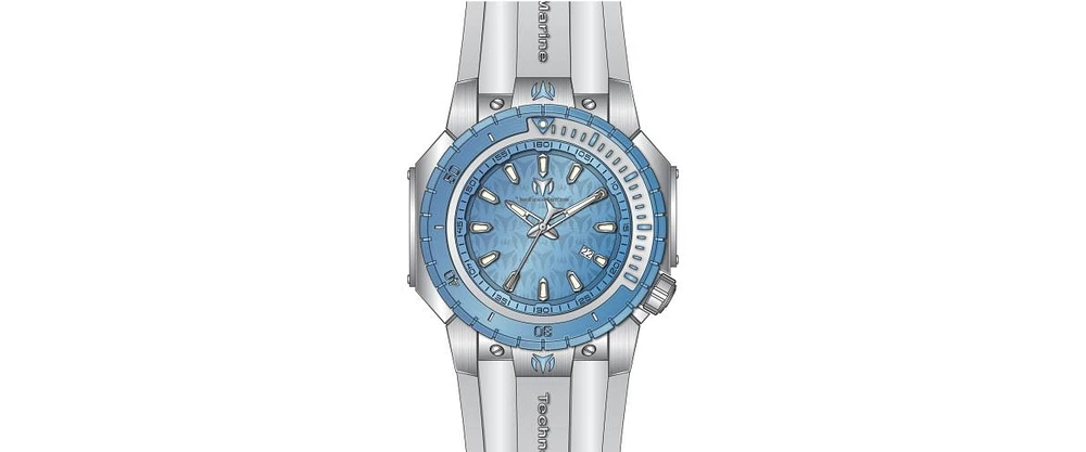 Technomarine's Men's Tm-224007 Manta Sea Quartz 3 Hand Light Blue Dial Watch