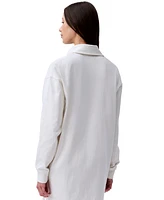 Calvin Klein Jeans Women's Long-Sleeve Rugby Polo Dress