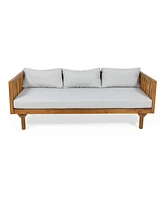 Stunning Acacia Wood Daybed with Water-Resistant Cushions