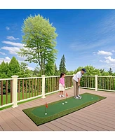 Golf Putting Green, Practice Putting Green Mat, Large Professional Golfing Training Mat for Indoor Outdoor