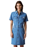 Calvin Klein Jeans Women's Denim Trucker Dress