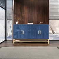 Retro Sideboard with Adjustable Shelves (Navy)