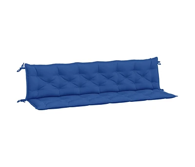 Garden Bench Cushions 2 pcs Blue 78.7"x19.7"x2.8" Oxford Fabric