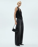 Mango Women's Buttoned Suit Waistcoat