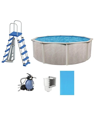 Aquarian Phoenix 15ft x 52in Above Ground Swimming Pool Kit & Pump & Ladder Kit