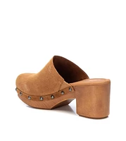 Carmela Leather Collection Women's Heeled Clogs