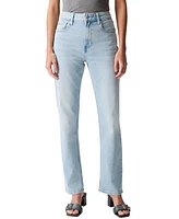 Calvin Klein Jeans Women's High-Rise Straight-Leg Stretch Denim