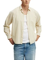 Cotton On Men's Hampton Long Sleeve Shirt