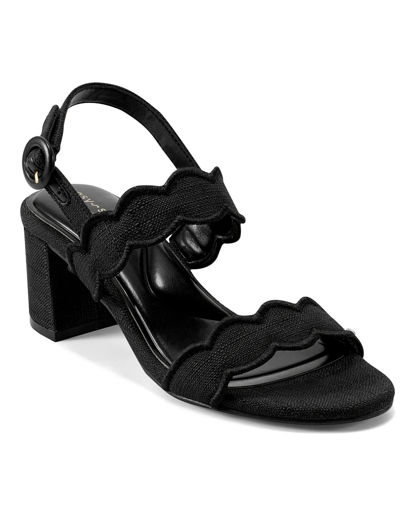 Easy Spirit Women's Daana Block Heel Slingback Sandals