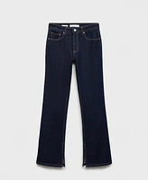 Mango Women's Straight-Fit Rinse-Wash Jeans