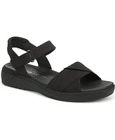 BZees Women's Lane Washable Open Round Toe Strappy Sandals