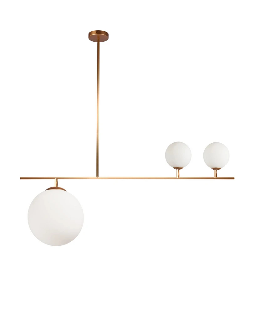 Dainolite 14.50" Metal Orion 3 Light Pendant