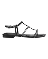 Marc Fisher Ltd Women's Maze Braided Caged Flat Sandals