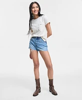 Levi's Women's Margot Cotton Embroidered-Trim T-Shirt