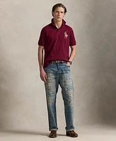 Polo Ralph Lauren Men's Custom Slim Fit Leather-Pony Shirt