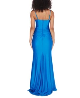 B Darlin Juniors' Corset Ruched Gown