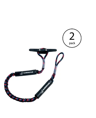 Airhead Bungee Dock Line 5 Feet Boat Cord, Stretches to 7 Feet (2 Pack)