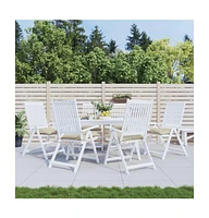Pallet Cushions 6 pcs Beige 19.7"x19.7"x2.8" Oxford Fabric