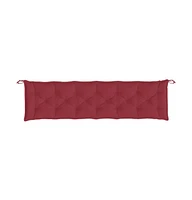 Garden Bench Cushion Wine Red 78.7"x19.7"x2.8" Oxford Fabric