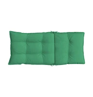 Highback Chair Cushions 6 pcs Green Oxford Fabric