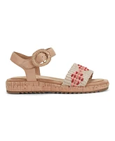 Earth Women's Padma Woven Band Ankle Strap Sandals