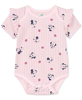 Disney Baby Girls Minnie Mouse Bodysuits & Pants, 5 Piece Set