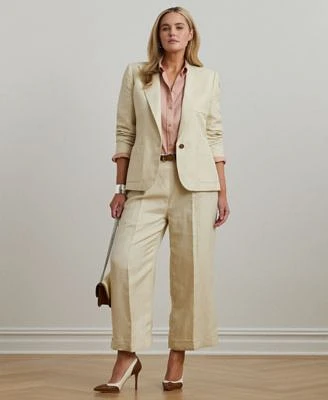 Lauren Ralph Lauren Plus Size Blazer Shirt Ankle Pants