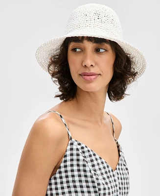 On 34th Solid Crochet Bucket Hat, Exclusively at Macy's