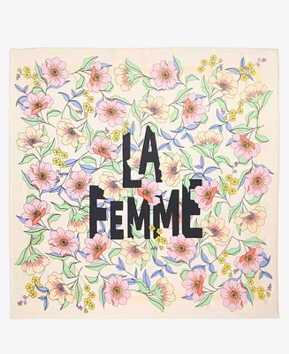 On 34th La Femme Floral Bandana Scarf, Exclusively at Macy's