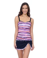 Riga E Cup Center Ruched Tankini