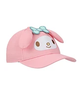 My Melody Big Face Women's Pink Traditional Adjustable Hat
