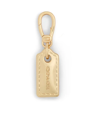 Coach Gold Collectible Signature Stitched Hangtag Charms