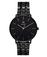 Mvmt Men's Legacy Slim Ionic Plated Black Stainless Steel Bracelet Watch, 42mm