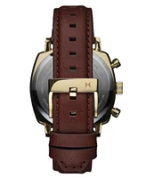 Mvmt Men's Mulholland Racer Brown Leather Strap Watch, 42mm