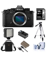 Nikon Z f Mirrorless Camera, Bundle with 128GB Sdxc Memory Card, En-EL15c Lithium-Ion Battery and Smart Charger, Shoulder Bag