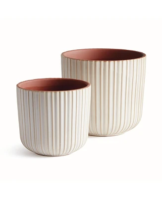 Tasha Flowerpot Planters Set of 2