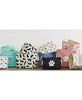 Bone Dry Collapsible Pet Storage Bin with Rope Handles Solid Paw Print