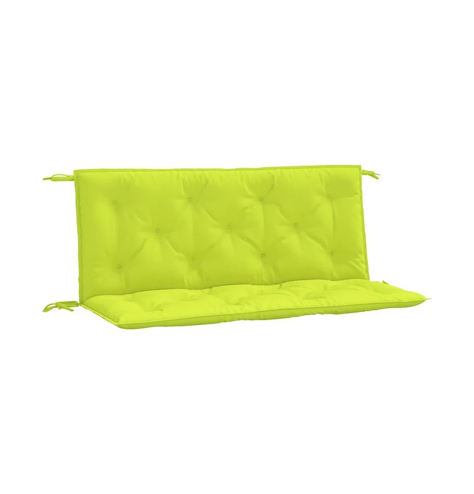 Garden Bench Cushions 2 pcs Bright Green 47.2"x19.7"x2.8" Oxford Fabric