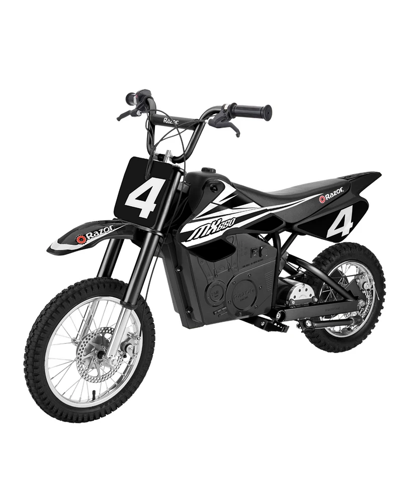 Razor MX650 Dirt Rocket High-Torque Electric Motocross Dirt Bike, Black